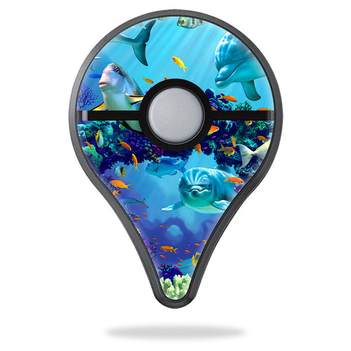 MightySkins POGOPLUS-Ocean Friends Skin Decal Wrap for Pokemon Go Plus
