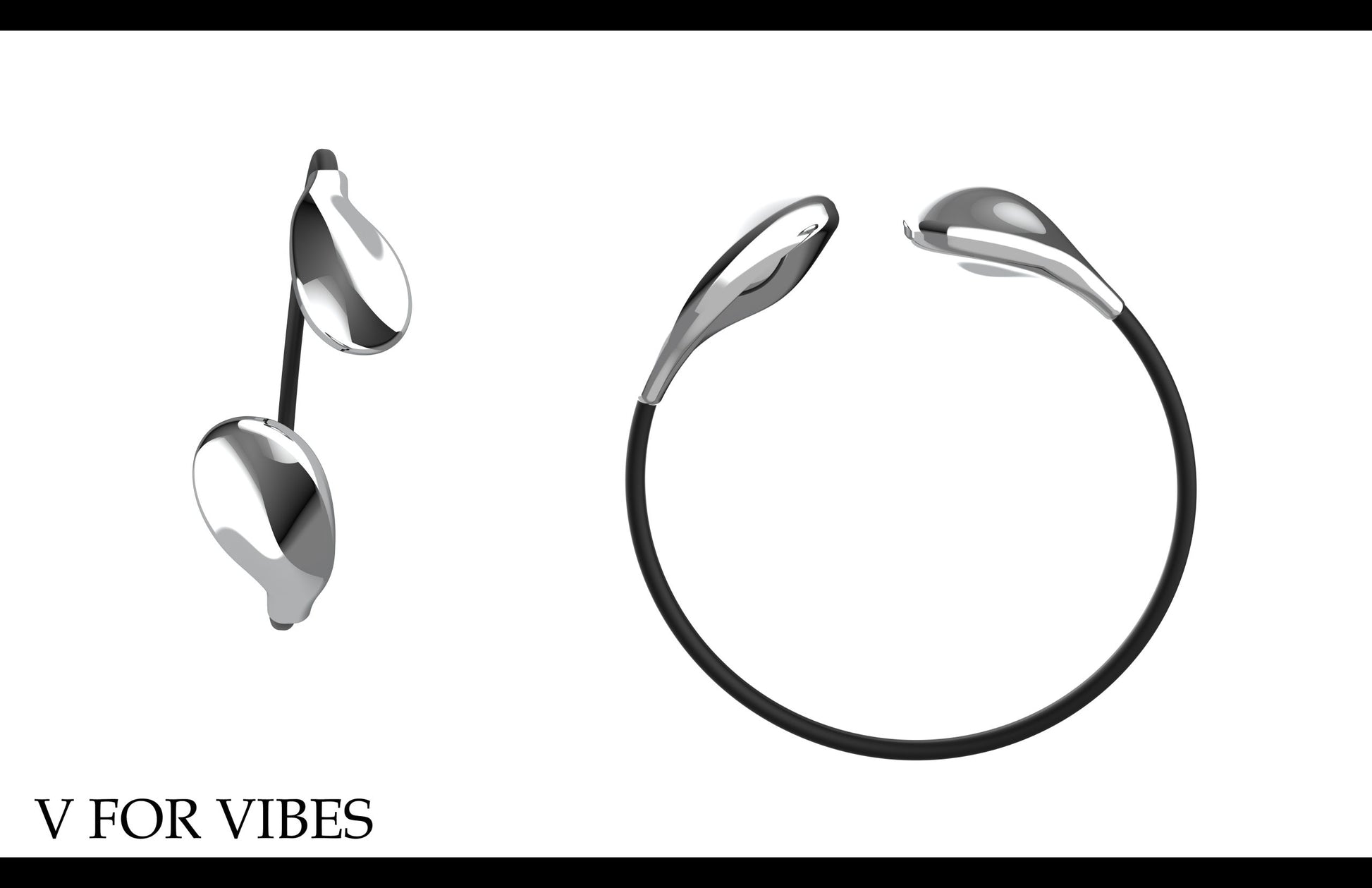wearable vibrating bracelet V For Vibes