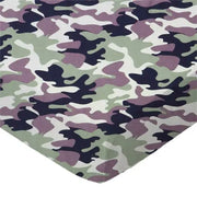 SheetWorld Fitted Crib Sheet Set - 100% Cotton Woven - Camo, Made In NOSTOPSHOP