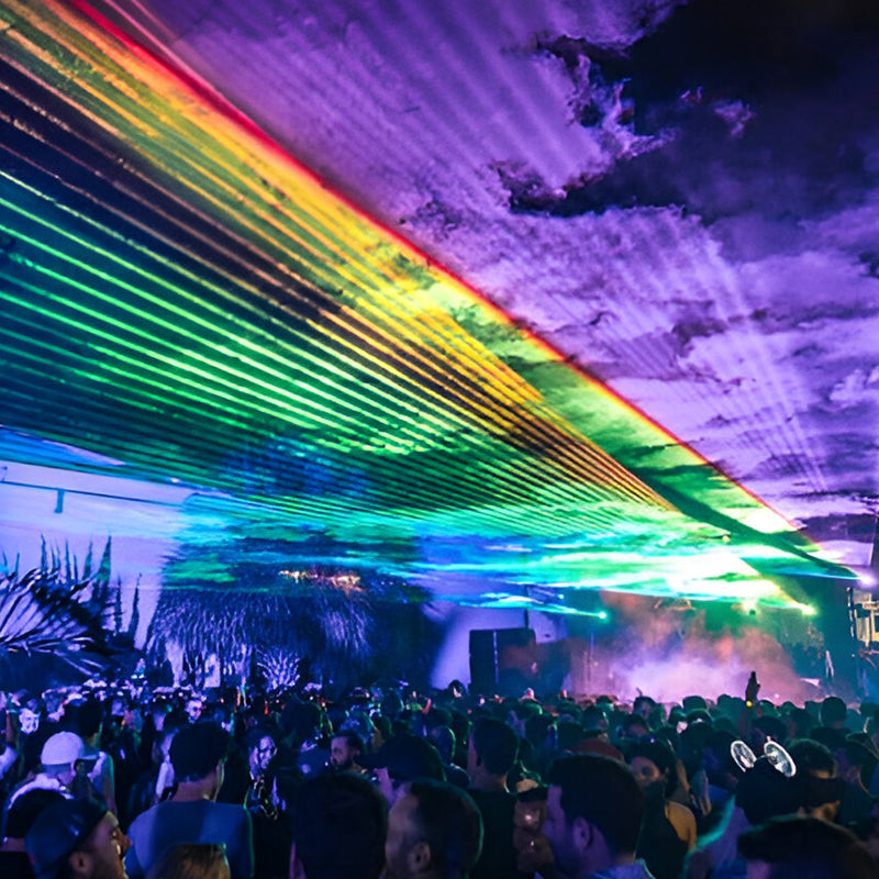 O2 140W IP67 Waterproof Laser Show Light Stone Mountain Display-3