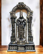 Brass Tirupati Balaji Lord Venkateshwara Statue 86" Large-0