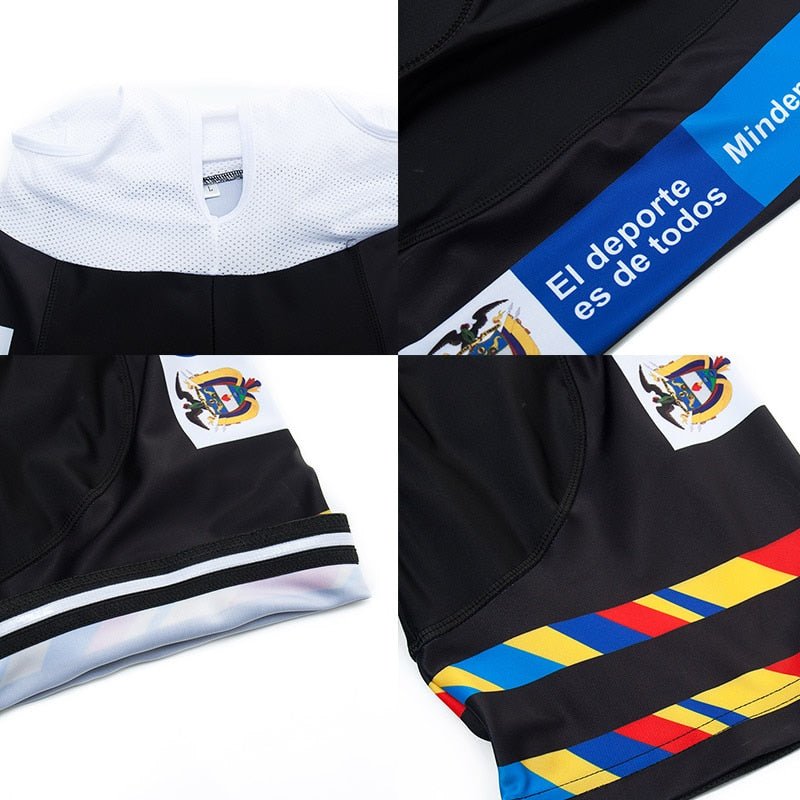 Colombia Cycling Jersey 9D Set MTB Uniform Bicycle Clothing Ropa Ciclismo Mens Quick Dry Bike Wear Short Maillot Culotte
