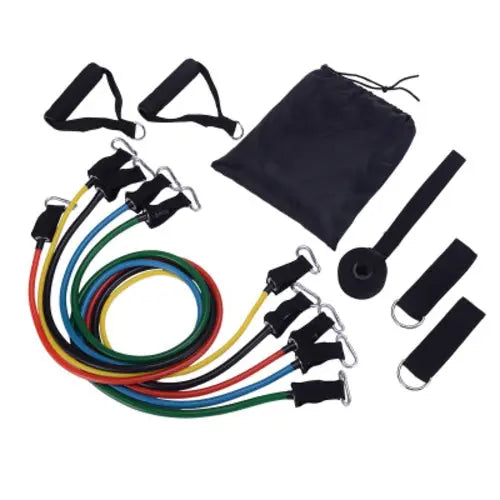 11Pcs Resistances Band Set Fitness Equipment NOSTOPSHOP