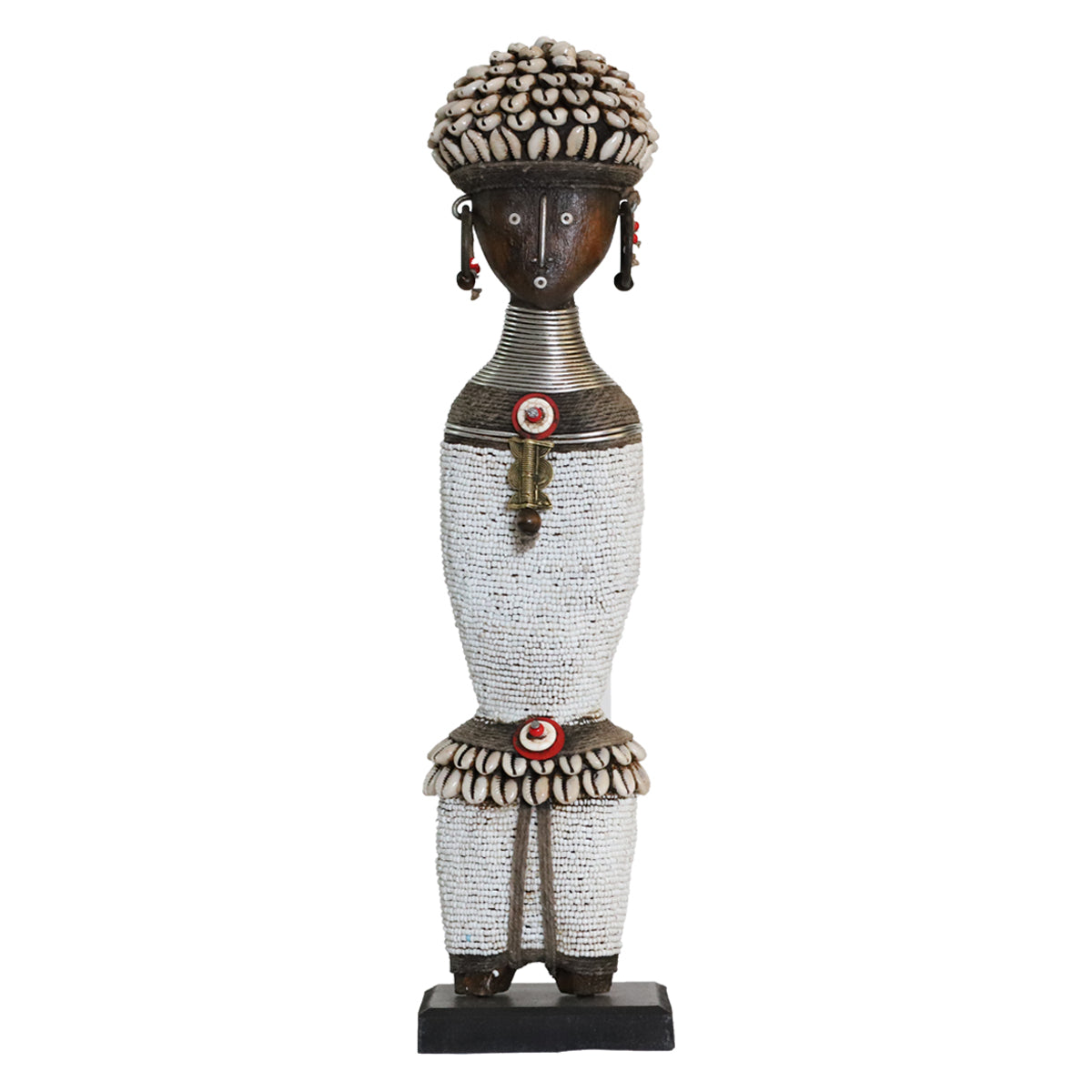 Beaded Namji Doll 38 White-0