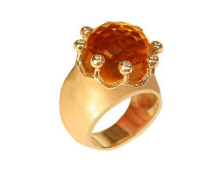 The Imperial Crown Ring- 20 Carat Gemstones with Diamonds in 18K Gold-2