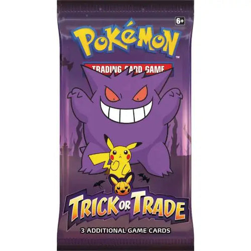 Pokemon 2022 Halloween Trick or Trade LOT of 10 BOOster Packs [3 Cards