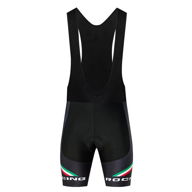Rock Racing Cycling Clothing 9D Bib Set MTB Uniform Black Bicycle Clothes Quick Dry Bike Jersey Men's Short Maillot Culotte