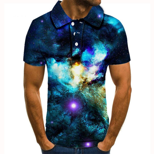 Polo shirt men men clothing polo shirt men Summer Men's Short Sleeve Polo Shirt High Quality Men Printed Polo Shirt