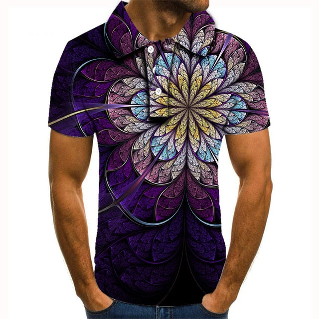 Polo shirt men men clothing polo shirt men Summer Men's Short Sleeve Polo Shirt High Quality Men Printed Polo Shirt