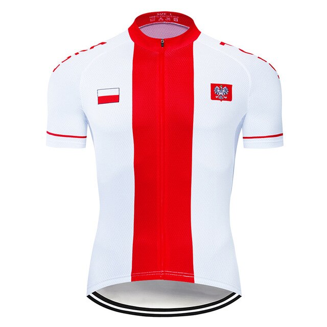 Team Poland Cycling Clothing 9D Set MTB Jersey Bicycle Clothes Ropa Ciclismo Quick Dry Bike Wear Mens Short Maillot Culotte