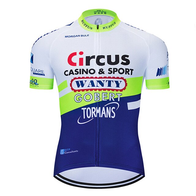 Team Wanty Cycling Pro Jersey 9D Set MTB Belgium Bicycle Clothing Summer Quick Dry Bike Clothes Men's Short Maillot Culotte