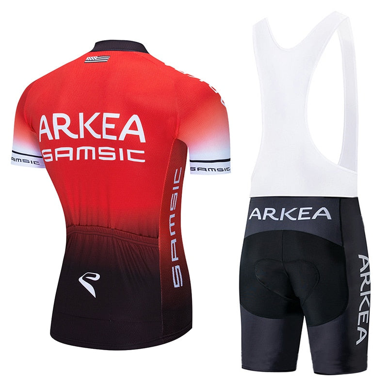Pro Team ARKEA Cycling Jersey 9D Bib Set MTB France Bicycle Clothing Quick Dry Bike Clothes Wear Mens Short Maillot Culotte