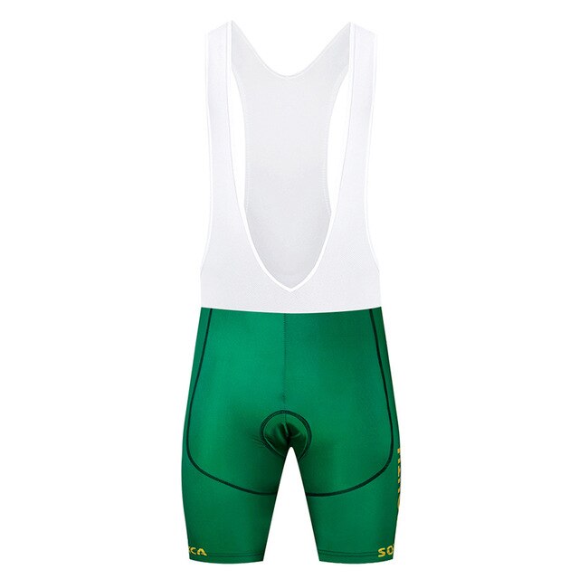 Pro Team SOUTH AFRICA Cycling Clothing 9D Set MTB Uniform Bicycle Clothes Quick Dry Bike Jersey Men's Short Maillot Culotte