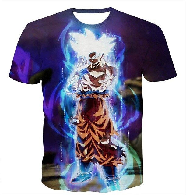 Son Goku Dragon Ball T-Shirt Men's Clothing T Shirt Fashion Streetwear Funny Kid Goku 3D Printed Tshirts Mans Tops Tees