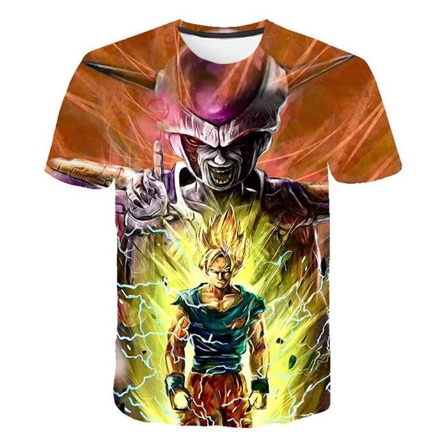 Son Goku Dragon Ball T-Shirt Men's Clothing T Shirt Fashion Streetwear Funny Kid Goku 3D Printed Tshirts Mans Tops Tees