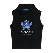 Summer Men Tank Top Casual Loose Sleeveless Hooded Tops Tees Shirts Sportswear Hoodie Mens Clothing