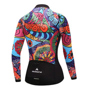 Women Long Sleeve Thermal Fleece Cycling Clothing